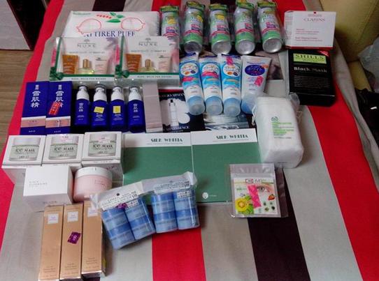 香港购物归来 晒哂代购的护肤品
