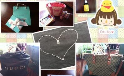 香港购物 带回的GUCCI、TIFFANY等