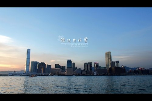 维港的晚霞--如电影般画面