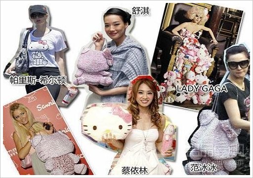 盘点明星都是Hello Kitty迷