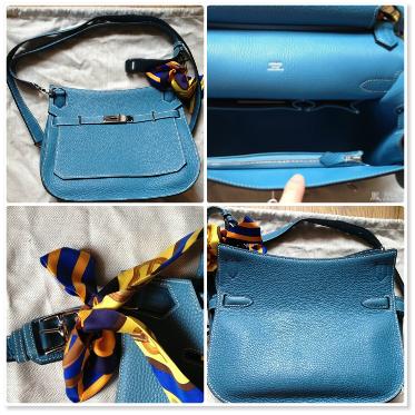 香港购物晒货：5万8购Hermes天蓝色挎包