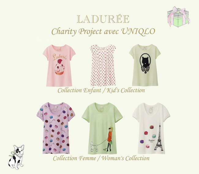 Ladurée & Uniqlo joining forces 3 Ladurée & Uniqlo joining forces 3