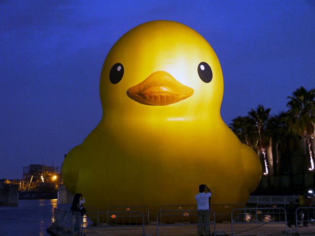 人见人爱的巨型「Rubber Duck」将于5月来港畅泳一个月（组图）