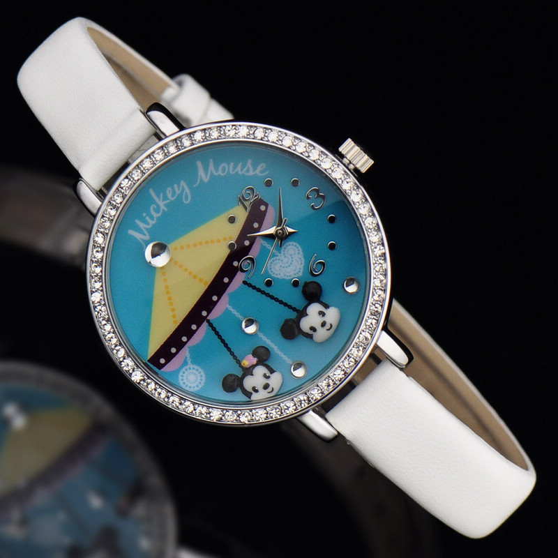 正品香港代购迪士尼Disney手表 学生表 可爱时