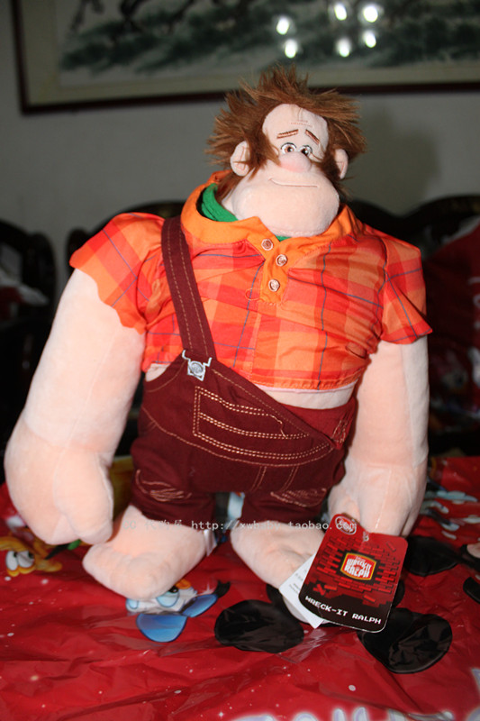 正品代购香港迪士尼 无敌破坏王 毛公仔 雷夫 拉