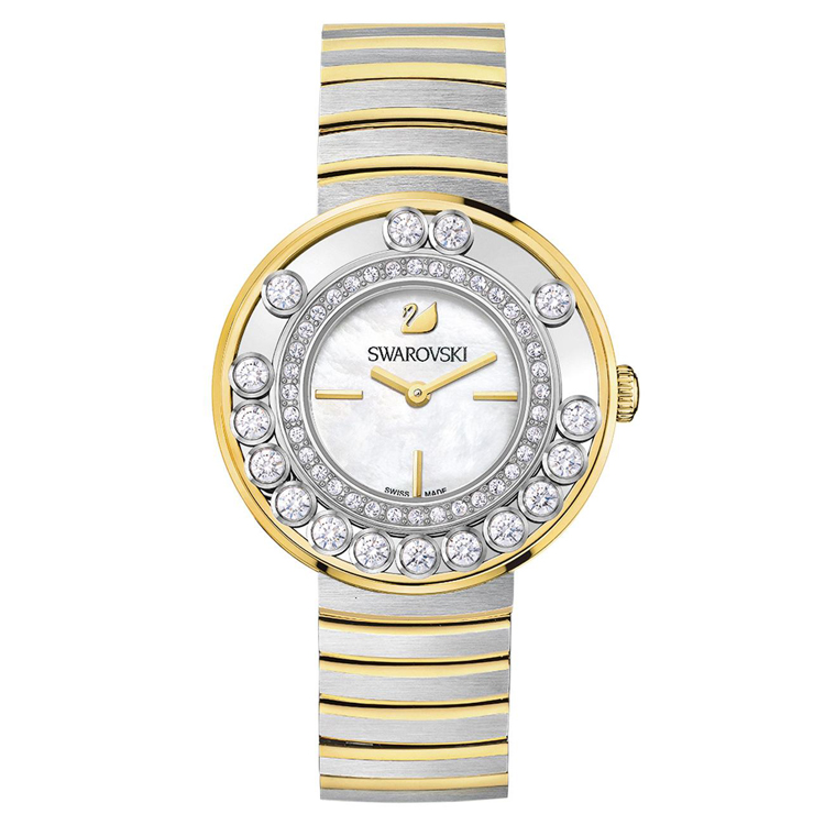 香港代购 施华洛世奇Lovely金色钢带女式手表专