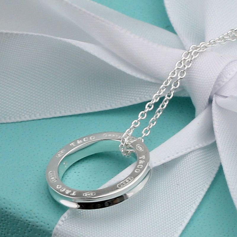 香港代购Tiffany蒂芙尼1837项链圆圈单环双环