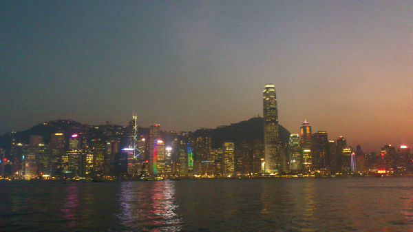 港岛夜景