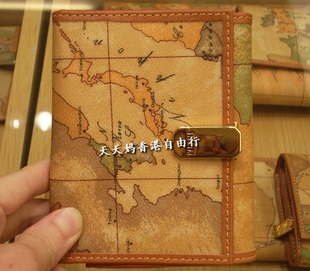 香港代购Alviero Martin\/马天尼地图钱包W001 