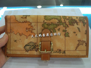正品香港代购Alviero Martini\/马天尼地图钱包W