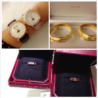香港晒货：4天3夜HK婚前采购收宝珀对表+Cartier对戒+Prada等