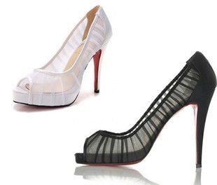 香港代购 2014新款欧美时尚鱼嘴高跟鞋网状透
