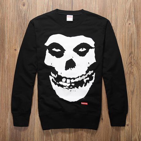 香港专柜代购 supreme 大鬼头圆领套头卫衣潮