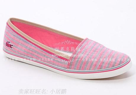 LACOSTE法国鳄鱼女鞋专柜正品代购 2104春