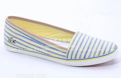 LACOSTE法国鳄鱼女鞋专柜正品代购 2104春