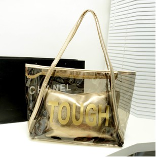 香港IT专柜代购<em>潮牌</em> <em>女包</em>沙滩透明包大包包 to