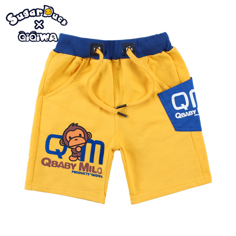 香港正品 bape<em>童装</em>代购 2014<em>夏</em>款卡通猴子黄色