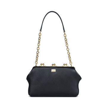 香港正品D&G\/杜嘉班纳真皮女包包牛皮链条单