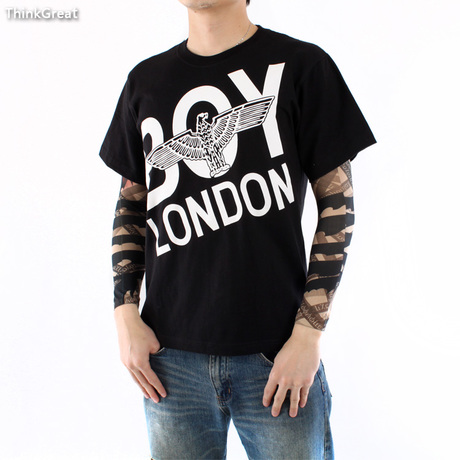 香港代购boy london 倾斜飞鹰男装韩版修身男士