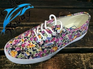 4.7S 香港主流代购 vans万斯 女款花色休闲鞋 