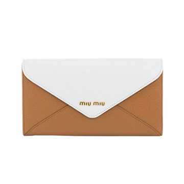 正品现货miu miu\/缪缪 女包真皮方形手拿包信封