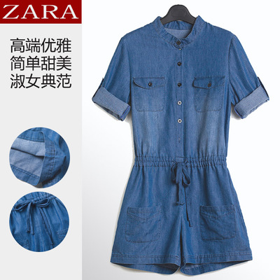 明星同款 2014夏季女装 欧美连衣裤连身裤 短裤