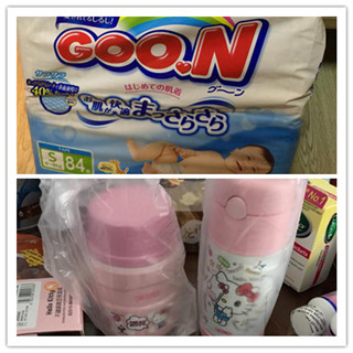 香港晒货：自用在港人肉带回的帮宝适、大王纸尿裤和hello kitty食物罐等