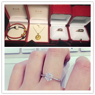 香港晒货：HK买钻戒记来晒一晒败家的东东（周大福、卡地亚）+经验分享