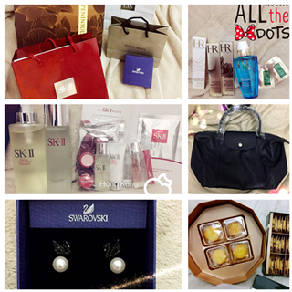 香港晒货：7月27HK一日行补充点妆品＋Swarovski+Longchamp+半岛月饼等