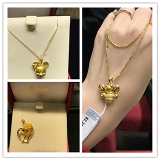 香港晒货：前两天过港买金实拍周大福黄金饰品优惠报价