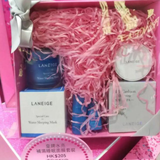 香港晒货：兰芝专柜海量套装实拍~皇牌补湿睡眠面膜套装才205港币