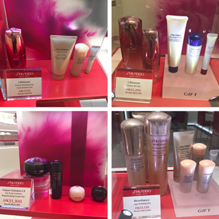 香港晒货：实拍资生堂专柜最新活动套装