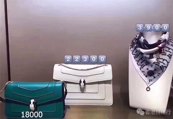 香港晒货：美极了！宝格丽BVLGARI专柜包包、首饰+菲拉格慕皮带报价（附实拍）