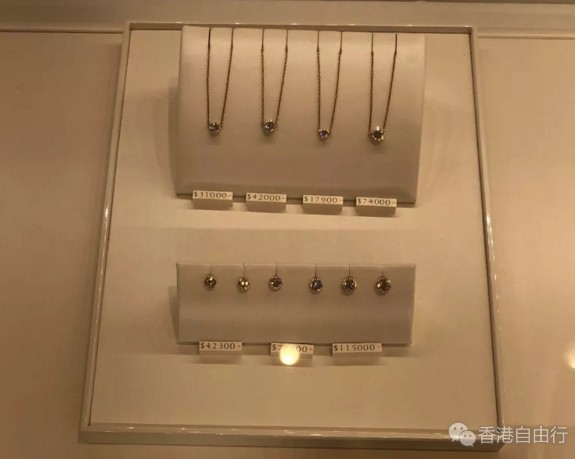 香港晒货：实拍Tiffany专柜吊坠、戒指、项链、手链等款式报价